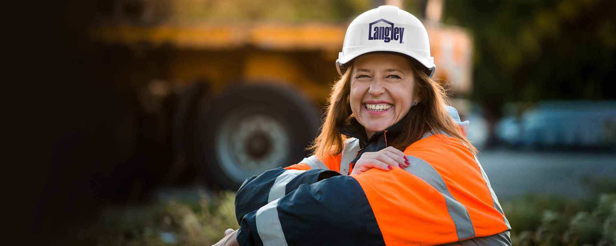 Home Page Banner Image of Woman Smiling